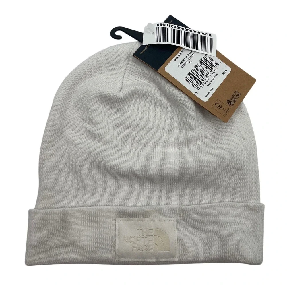 The North Face Beanie Dockworker Recycled OS Gardenia White NWT